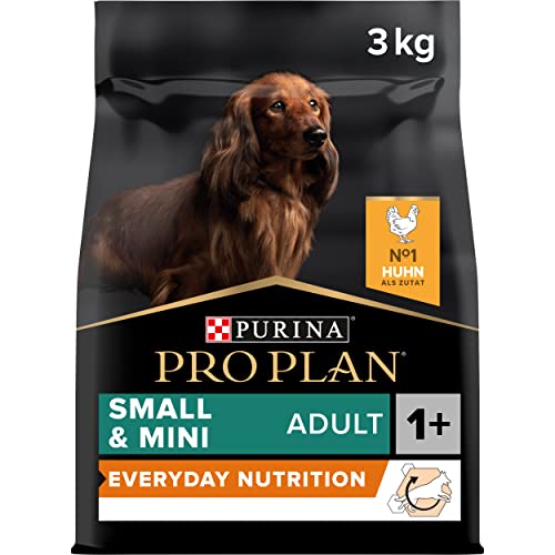 Pro Plan Small & Mini Adult Everyday Nutrition, Hundefutter trocken, reich an Huhn, 1er Pack (1 x 3 kg) von Pro Plan