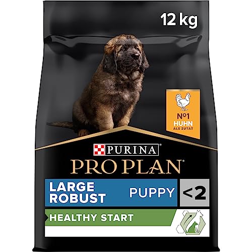 Pro Plan PURINA PRO PLAN Large Robust Puppy Healthy Start, Welpenfutter trocken, reich an Huhn, 1er Pack (1 x 12 kg) von Pro Plan