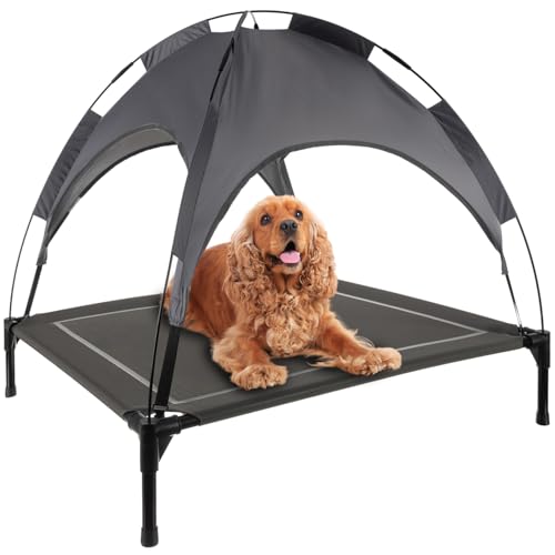 Purlov Hundeliege Outdoor mit Dach XXL - Hundebett Outdoor mit UV-Schutz, wasserfester Matte & Tragetasche – ideal für Garten, Balkon, Camping & Strand 25428 Purlov Hundeliege Outdoor mit Dach XXL - Hundebett Outdoor mit UV-Schutz, wasserfester Matte & Tragetasche – ideal für Garten, Balkon, Camping & Strand 25428 von PURLOV
