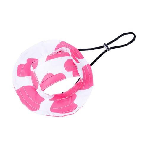 Atmungsaktiver Kopfbedeckungs-Sonnenhut für kleine Hunde, breite Krempe, Outdoor-Zubehör, Hunde-Sonnenhut mit verstellbarem Riemen Atmungsaktiver Kopfbedeckungs-Sonnenhut für kleine Hunde, breite Krempe, Outdoor-Zubehör, Hunde-Sonnenhut mit verstellbarem Riemen von PURPLELILY