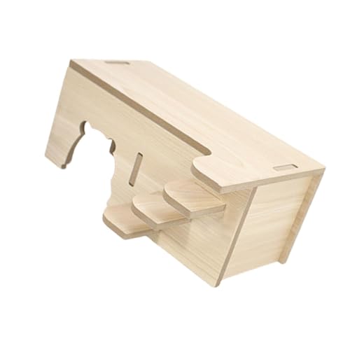 Höhlenhaus aus Holz, ideal für die Schaffung einer lustigen Umgebung für Kleintierversteck und Käfigdekoration, Naturholzunterstand Höhlenhaus aus Holz, ideal für die Schaffung einer lustigen Umgebung für Kleintierversteck und Käfigdekoration, Naturholzunterstand von PURPLELILY