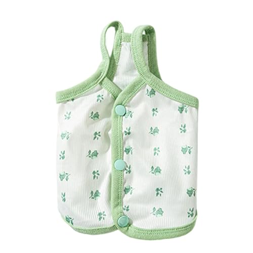 Hundeweste aus Baumwolle, für drinnen und draußen, Kleidung, Sweatshirt, Outfit, heiße Jahreszeit und Frühling, Spazierengehen, Camping, T-Shirt für kleine Hunde von PURPLELILY