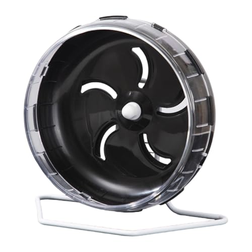 Kleintier-Übungsrad, Interaktions-Stummschaltung, Roller und Basis für Hamster, fördert aktive Tiergesundheit, Käfig-Lebensräume, Spielzeug, Hamsterkäfig-Zubehör von PURPLELILY