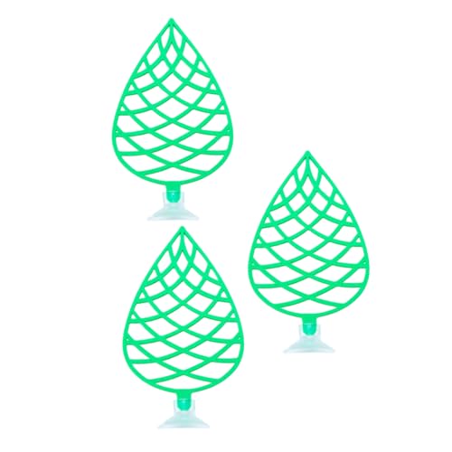 PURPLELILY 3 x Liegestuhl mit künstlichen Blättern, natürliches Aussehen, Bett für Bettas, Fischruhe und zum Verlegen von Aquarien, Laubauflageplattform PURPLELILY 3 x Liegestuhl mit künstlichen Blättern, natürliches Aussehen, Bett für Bettas, Fischruhe und zum Verlegen von Aquarien, Laubauflageplattform von PURPLELILY