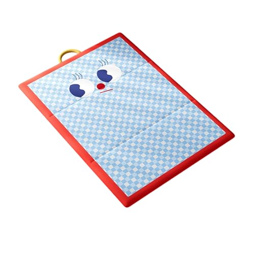 PURPLELILY Kühlendes Eiskissen für Hunde und Katzen, wasserdichte Abdeckung, faltbares Haustierbett, maschinenwaschbar, Schlafmatte für Zuhause, Auto, Kisten, Eisseidenmatte von PURPLELILY