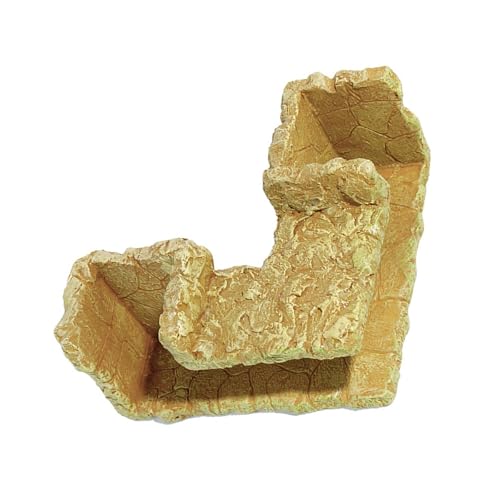 PURPLELILY Realistische Steinhöhle für Aquarien und Garnelen, dekorativer Tunnel-Unterschlupf aus Kunstharz, Landschaftszubehör, Aquarien, Höhlendekoration für kleine Garnelen PURPLELILY Realistische Steinhöhle für Aquarien und Garnelen, dekorativer Tunnel-Unterschlupf aus Kunstharz, Landschaftszubehör, Aquarien, Höhlendekoration für kleine Garnelen von PURPLELILY