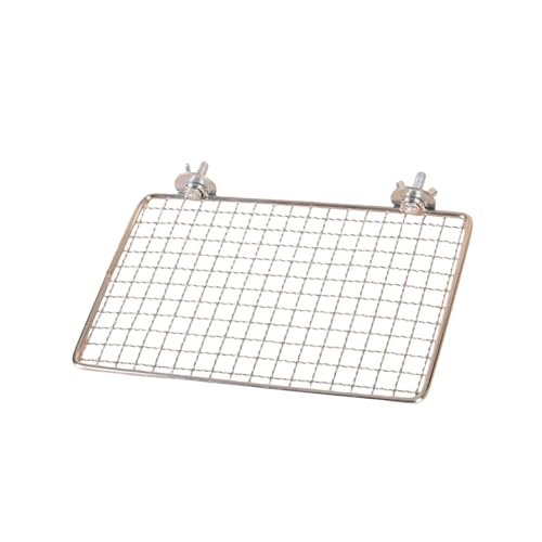 Vogelsitzstange aus Edelstahl für Papageien, zum Ausruhen und Spielen, Käfigzubehör für Sittiche und Kakadus, Käfigzubehör Vogelsitzstange aus Edelstahl für Papageien, zum Ausruhen und Spielen, Käfigzubehör für Sittiche und Kakadus, Käfigzubehör von PURPLELILY