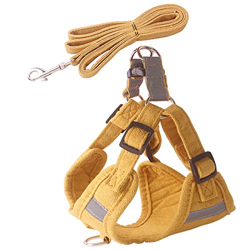Hundeweste Leine Pet Atmungsaktiv Reflektierender Brustgurt Rushed Back Gelb 2XS Little Surprise Hundeweste Leine Pet Atmungsaktiv Reflektierender Brustgurt Rushed Back Gelb 2XS Little Surprise von PURRL