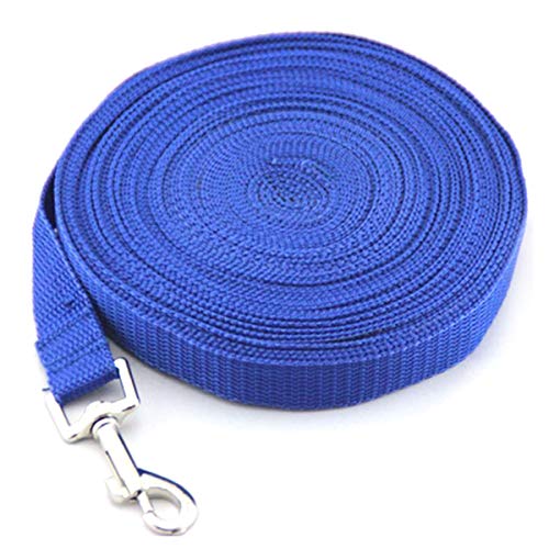 Pet Elastisches Seil Reflektierendes Haustier Hund Traktionsseil Training Elastische Hundehalsband Gürtelleine (Color : Blue, Size : 3m*2cm) Little Surprise von PURRL