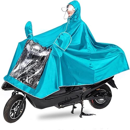 Vorbeugung von Regen Fahrrad-Regenmantel, wasserdichter Poncho, Unisex-Poncho for Erwachsene, wasserdichter Regenponcho im Freien, Fahrrad, Motorrad, Roller, Fahrradjacke, Regenmantel, Kapuzenumhang ( von PUTOVA