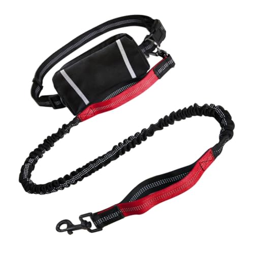 Reflektierende Sport-Hüfttasche, multifunktional, mehrere Taschen und Hundeleine for Outdoor-Aktivitäten(Cinnabar red Suit) von PUYUNA