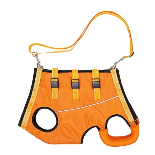 Stützgeschirr for große Hunde, verletzte und ältere Haustiere(Orange,M) von PUYUNA