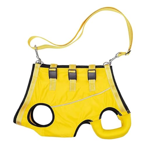 Stützgeschirr for große Hunde, verletzte und ältere Haustiere(Yellow,M) von PUYUNA