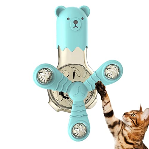 PW TOOLS Katzen-Spinner-Spielzeug | Windmill Cat Spinner Toys 360 Grad drehbar - Multifunktionales interaktives Lernspielzeug für Katzen, Hunde und Welpen von PW TOOLS