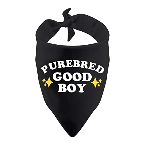 PWHAOO 1 Stück Reinblut Good Girl/Boy Dog Bandana Mama's Girl Mamas Boy Dog Geburtstagsgeschenk (Good Boy D) von PWHAOO