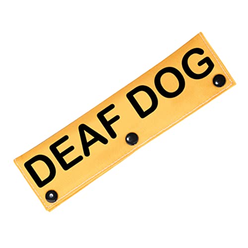 PWHAOO Deaf Dog Leash Wrap Deaf Dog Alerts Deaf Dogs Leash Sleeve Dog Gear (Deaf Dog Sleeve) von PWHAOO