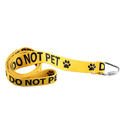 PWHAOO Dot Not Pet/Do Not Touch Me/Ask to Pet Nervous-Hundeleine, schüchterner Rettungshund, Geschenk für nervöse, schüchterne Hundeleine, Geschenk (Punkt nicht für Haustiere) von PWHAOO