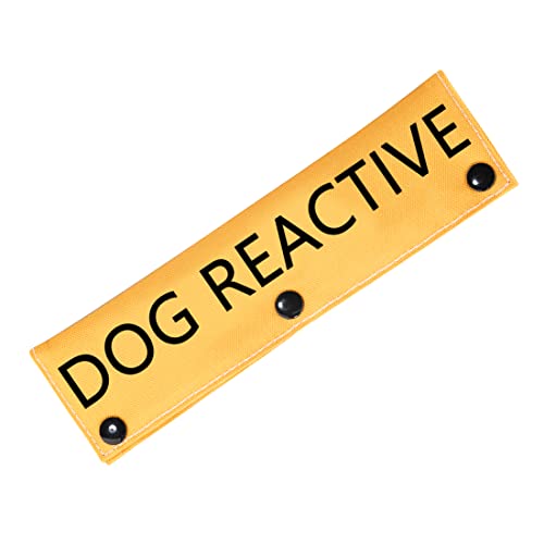 PWHAOO Hundeleine, Hund, reaktives Training in Progress Leine, Schild, Service-Hundeleine, Wickeltuch (Hund reaktiv) von PWHAOO