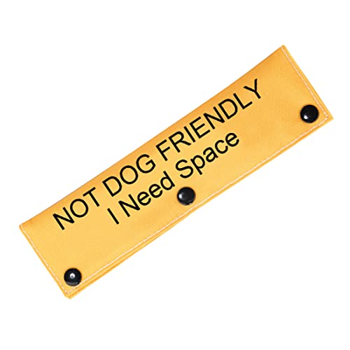 PWHAOO Nervous Rescue/Not Dog Friendly I Need Space Dog Leash Wrap Rescue Dogs Anxious Dogs Leash Sleeve (Not Dog Friendly Sleeve) von PWHAOO