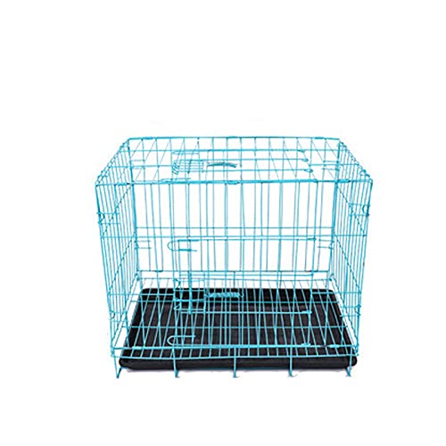 Kleintierkäfig, Käfig für Haustiere, Käfig Haustierkäfig Kleiner Hundekäfig Allgemeiner mittelgroßer und großer Hundeteddykäfig Fettgedruckter Katzenkäfig for den Innenbereich, Hundekäfig, faltbare Au von PXAMORTEL
