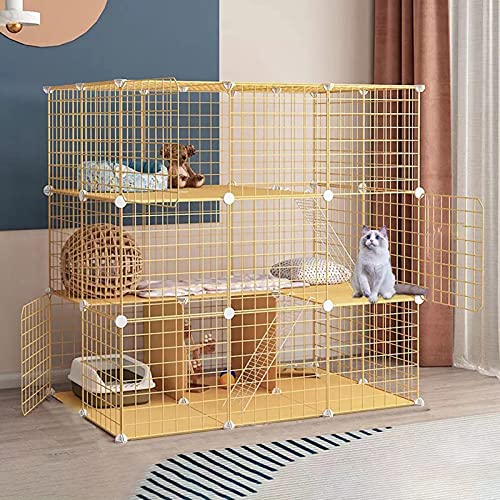 Kleintierkäfig, Käfig für Haustiere, Katzenkäfig, Meerschweinchenkäfig, Hamsterkäfig, Metallkäfig for Kleintiere, großes Haustierhaus for den Innenbereich, zusammenklappbar, großes Katzenhaus for den Kleintierkäfig, Käfig für Haustiere, Katzenkäfig, Meerschweinchenkäfig, Hamsterkäfig, Metallkäfig for Kleintiere, großes Haustierhaus for den Innenbereich, zusammenklappbar, großes Katzenhaus for den von PXAMORTEL