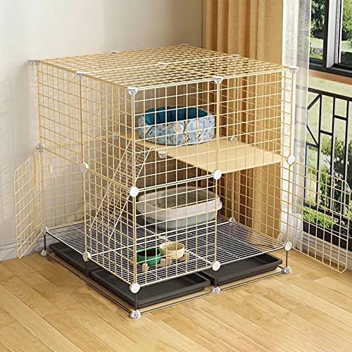 Kleintierkäfig, Käfig für Haustiere, Katzenkäfig, Meerschweinchenkäfig, Hamsterkäfig, Metallkäfig for Kleintiere, großes Haustierhaus for den Innenbereich, zusammenklappbar, großes Katzenhaus for den Kleintierkäfig, Käfig für Haustiere, Katzenkäfig, Meerschweinchenkäfig, Hamsterkäfig, Metallkäfig for Kleintiere, großes Haustierhaus for den Innenbereich, zusammenklappbar, großes Katzenhaus for den von PXAMORTEL