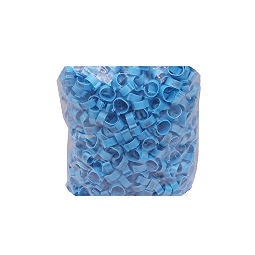 Hühnerfußring, 100 Stück/Los, Innendurchmesser, 20 mm, Hühnerfußring, Geflügelbeinbänder, Blau Hühnerfußring, 100 Stück/Los, Innendurchmesser, 20 mm, Hühnerfußring, Geflügelbeinbänder, Blau von PZOFERLIN
