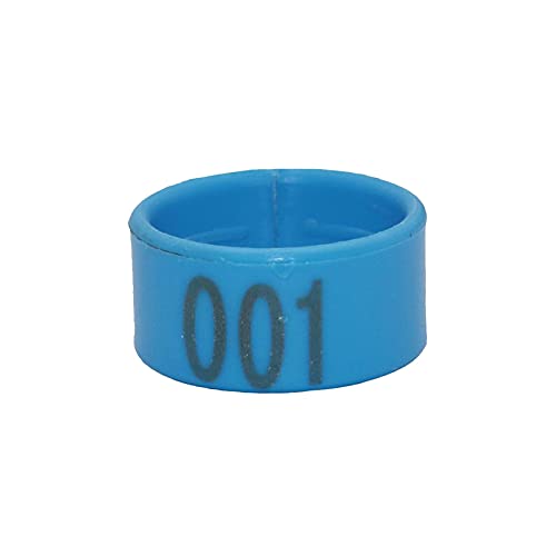 Hühnerfußring, 1000 Stück, Innendurchmesser 4,1 cm, 4,6 cm, 4,6 cm, 2 cm, offener Typ, Hühnerfußring, Vogelfußringe, rot, 1,6 cm (blau, 2 cm) von PZOFERLIN