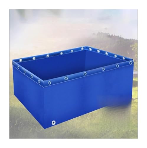 Segeltuch-Wasserspeicher Wasserspeichertank Fischteichfolie PVC-Leinwand 0,5 mm Blau 1x2x0,8 m Segeltuch-Wasserspeicher Wasserspeichertank Fischteichfolie PVC-Leinwand 0,5 mm Blau 1x2x0,8 m von PZOFERLIN