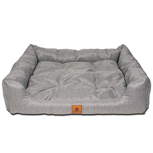 PaLulli Animal Hundebett Hundestall Abnehmbares Kissen Wasserdicht Maschinenwaschbar Weiches Polyester Haustierfreundlich Sehr langlebig 115x85x18cm Grau PaLulli Animal Hundebett Hundestall Abnehmbares Kissen Wasserdicht Maschinenwaschbar Weiches Polyester Haustierfreundlich Sehr langlebig 115x85x18cm Grau von PaLulli