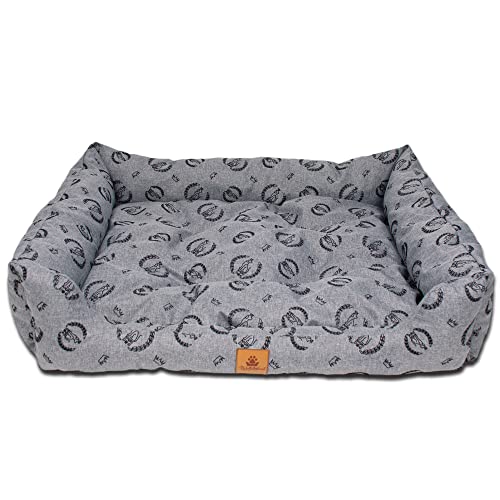 PaLulli Animal Hundebett Hundestall Abnehmbares Kissen Wasserdicht Maschinenwaschbar Weiches Polyester Haustierfreundlich Sehr langlebig 70x57x18cm Königlich Grau PaLulli Animal Hundebett Hundestall Abnehmbares Kissen Wasserdicht Maschinenwaschbar Weiches Polyester Haustierfreundlich Sehr langlebig 70x57x18cm Königlich Grau von PaLulli