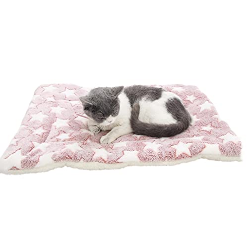 Beruhigende Decke für Katzen, Katzendecke, schöne Decke mit Pfotenabdrücken, waschbar, aus besonders weichem Flanell, beruhigend, bequem für Hunde und Katzen von Pacienjo