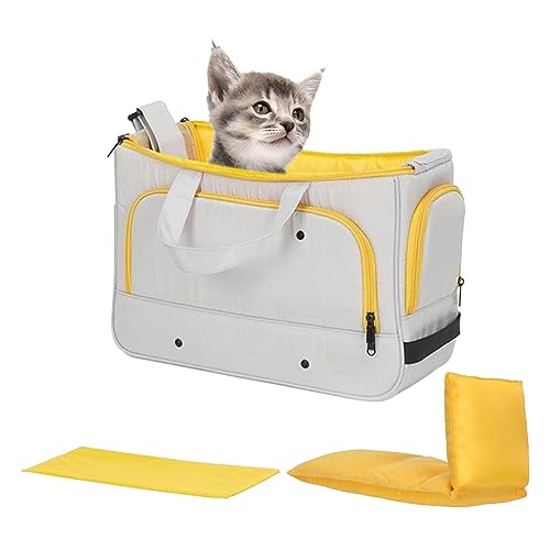 Faltbare Tasche für Haustiere – Transporttasche für Haustiere, für Katzen | atmungsaktiver Rucksack für Haustiere, Handtaschen für Katzen Pacienjo von Pacienjo