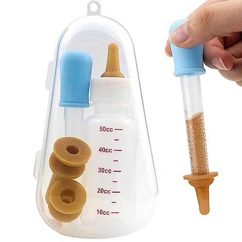 Fläschchen für Kätzchen – Babyflasche für Kätzchen, Milchfutterstation für Welpen | Fläschchen für Kätzchen mit transparenter Skala, Flasche in Lebensmittelqualität, Zubehör für Kätzchen, Neugeborenes von Pacienjo