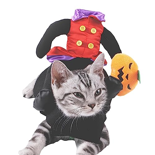 Halloween-Kürbis-Kostü für Haustiere, Halloween-Kostü , Cosplay-Zubehör für Halloween-Party, Cosplay-Kostüme für Katze, Kürbis, Set Pacienjo von Pacienjo