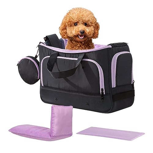 Katzentransporttasche – Rucksack für die Reise und Katze – atmungsaktiver Rucksack für Haustiere, Reisehandtaschen für Katzen für kleine mittelgroße Kaninchen, Katzen, Welpen Pacienjo von Pacienjo