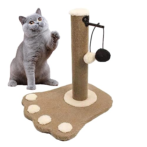 Katzenturm mit Kratzbaum | Katzenkratzbaum zum Aufhängen Spielzeug aus Sisal – Hangings Sisal Toys interaktiver Kratzbaum für Katzen im Innenbereich – Katzenmöbel, Katzenspielzeug Pacienjo von Pacienjo