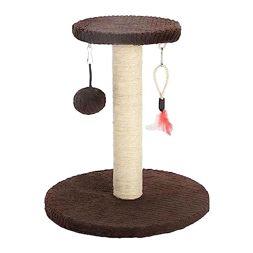 Kratzbaum für Katzen | interaktiver Kratzbaum für Katzen im Innenbereich mit Aufhängung Spielzeug aus Sisal | Möbelbaum für Katzen, Katzenspielzeug für Spaß Pacienjo Kratzbaum für Katzen | interaktiver Kratzbaum für Katzen im Innenbereich mit Aufhängung Spielzeug aus Sisal | Möbelbaum für Katzen, Katzenspielzeug für Spaß Pacienjo von Pacienjo