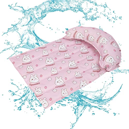 Cool Mat für Hunde, Haustiere Sommer ICY Cool Schlafmatte | Lovely Chilled Pad Summer Essentials für Welpen, , Kaninchen, Innen und Außen von Pacienjo