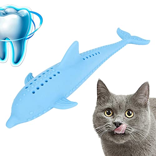 Pacienjo Katzenspielzeug | Kätzchen in Fischform | Spielzeug aus Gummi für Katzen, Spielzeug für Haustiere, für Katzen, fördert die Übung des Kätzchens von Pacienjo