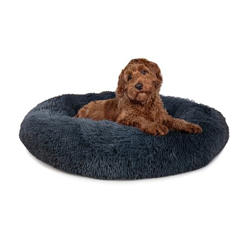 Paco Home Hundebett Katzenbett Flauschig Hundekissen Donut Hundedecke Hund Katze Hundekörbchen Katzenkorb Waschbar, Farbe:Anthrazit, Größe:Ø80 cm Paco Home Hundebett Katzenbett Flauschig Hundekissen Donut Hundedecke Hund Katze Hundekörbchen Katzenkorb Waschbar, Farbe:Anthrazit, Größe:Ø80 cm von Paco Home