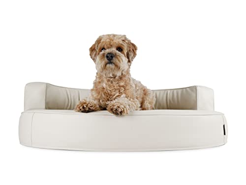 Mypado Hundebett, Hundesofa Atlanta Kunstleder Creme wasserabweisend, Feels Like Heaven Mypado Hundebett, Hundesofa Atlanta Kunstleder Creme wasserabweisend, Feels Like Heaven von Mypado