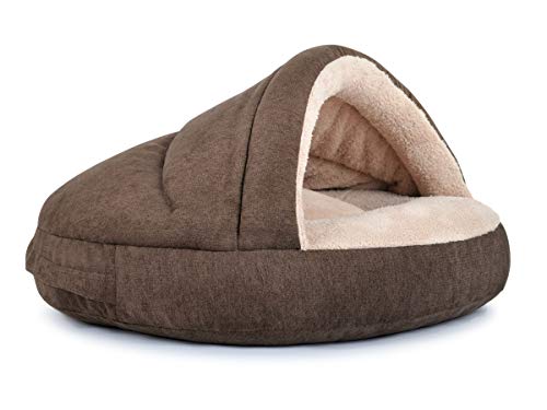 Hundehöhle außen schick, innen bequem, in Braun-Biscuit Füllung Standard Größe 95x55 Hundehöhle außen schick, innen bequem, in Braun-Biscuit Füllung Standard Größe 95x55 von PadsForAll
