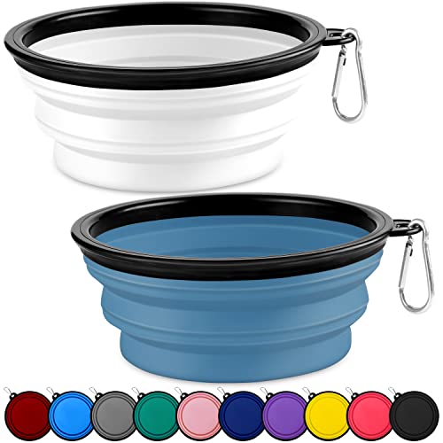 Paercute Faltbarer Hundenapf, leicht und tragbar, ideal für Outdoor, Camping, Wandern, geeignet für Hunde Paercute Faltbarer Hundenapf, leicht und tragbar, ideal für Outdoor, Camping, Wandern, geeignet für Hunde von Paercute