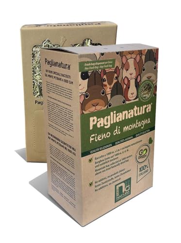 Heuspender, 700 g, natürliches Heu für Nager und Kaninchen, frisch und reich an Ballaststoffen Heuspender, 700 g, natürliches Heu für Nager und Kaninchen, frisch und reich an Ballaststoffen von Paglianatura