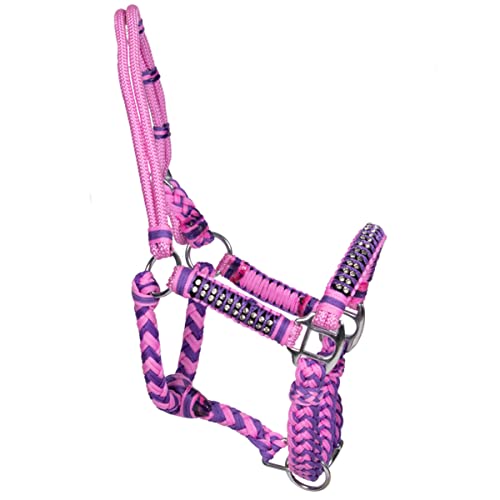 Pagony Deluxe Seilhalfter Rosa Größe: Mini Shetland von Pagony