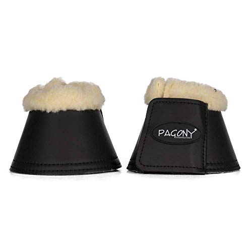 Pagony Fake Fur Hufglocken Schwarz Größe: l von Pagony