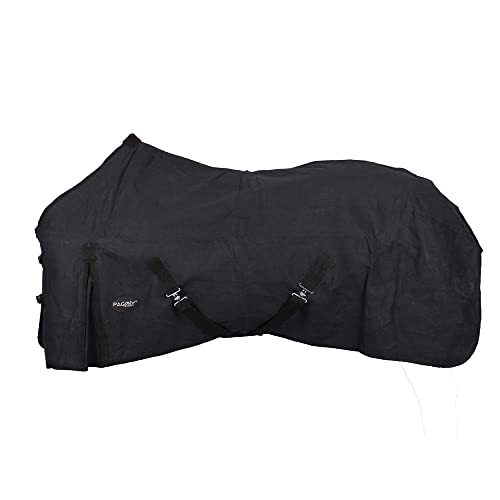 Pagony Stalldecke Segeltuch schwarz 165/215 Schwarz Größe: 165 / 7'1 von Pagony