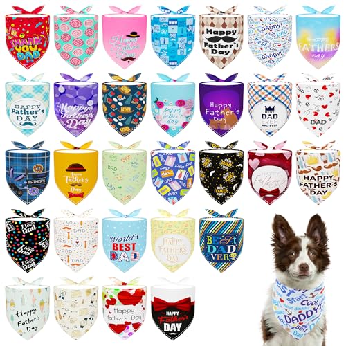 Pai Sence Hundehalstücher für große Hunde, Größe L, Größe XL, für große Hunde, 84 cm, Größe XL, 30 Stück von Pai Sence