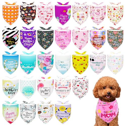 Pai Sence Hundehalstücher für kleine Hunde, Kätzchen, 45,7 cm, Größe XS, Welpen, Hunde, Bandana, Fellpflege, Größe S, 30 Stück von Pai Sence